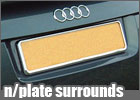 numberplate surrounds