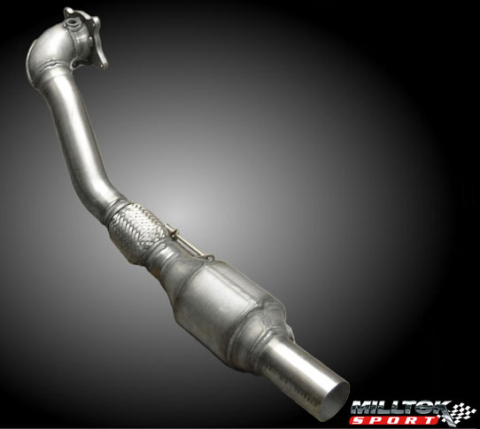 101710 - Milltek TT 2WD MK2 Downpipe & Hi-Flow Sports CAT