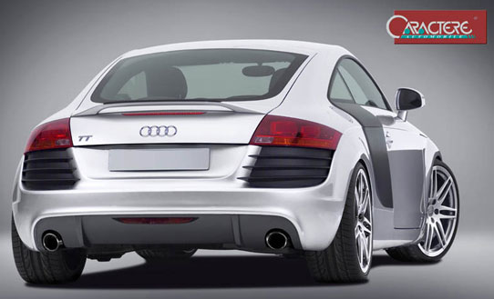 202204 - Caractere - Mk2 Rear Bumper without parking sensors with exhaust L & R for 2.0T & 3.2 V6