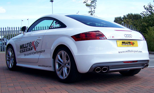 611007 - Milltek Audi TTS MK2 Quattro Resonated Cat-Back