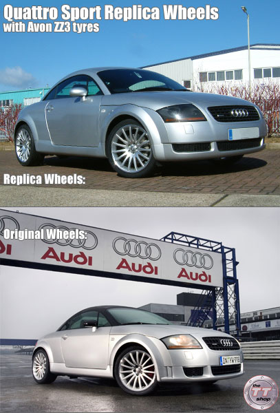 701457 - 18" Replica Quattro Sport Alloys - With Avon/Falken Tyres (set of 4)