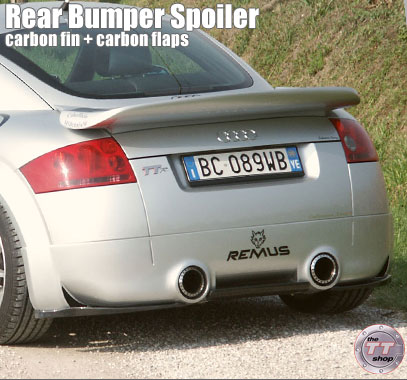 701553 - Cadamuro - Rear Under Bumper Spoiler + Carbon Fin + Carbon Flaps