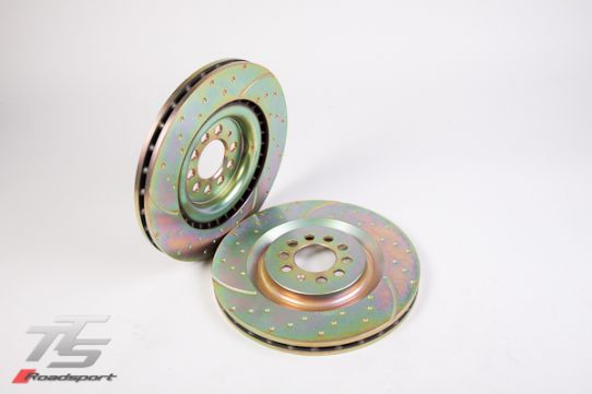 710572 - EBC Dimpled & Slotted Solid Brake Discs Rear  for 150/180FWD