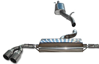 101721 - Milltek TT Quattro MK2 Quad Exit (CAT back)